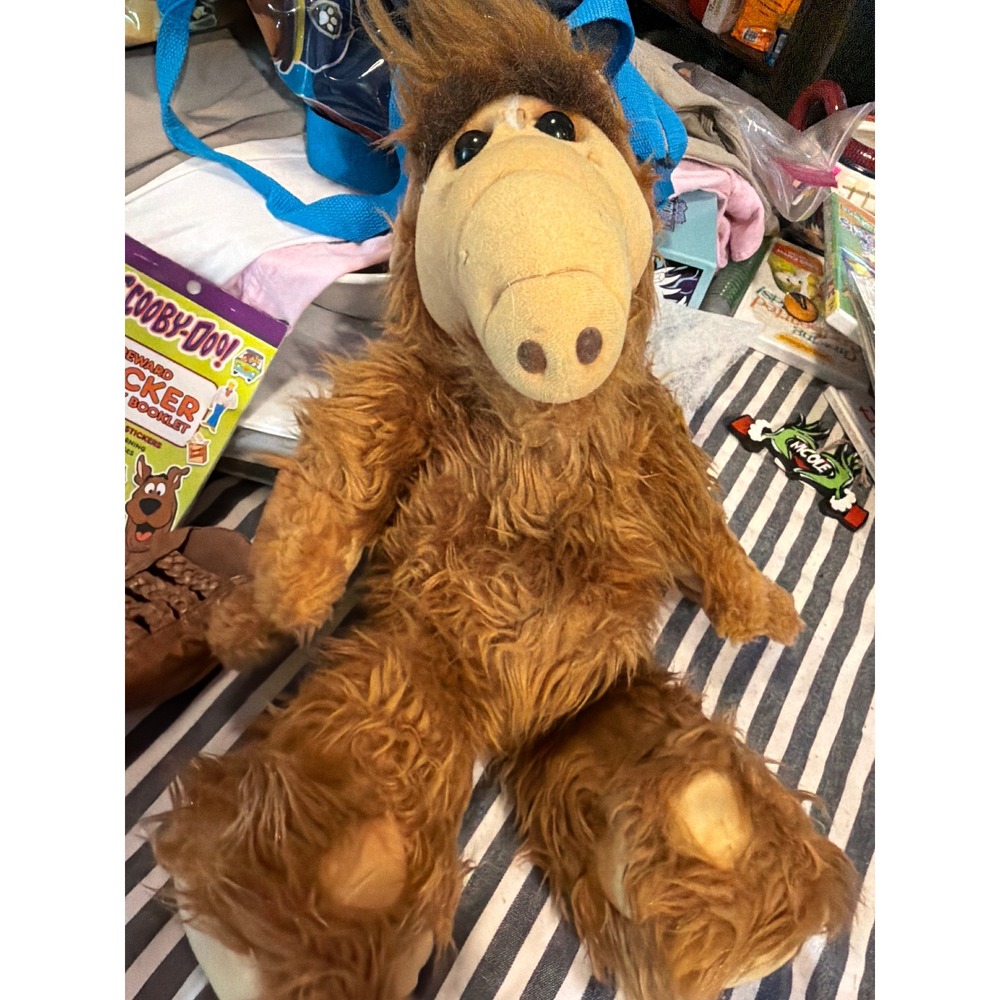Vintage 1986 Alf Plush Doll Coleco Alien Life Form 18 Inch Stuffed Animal Toy